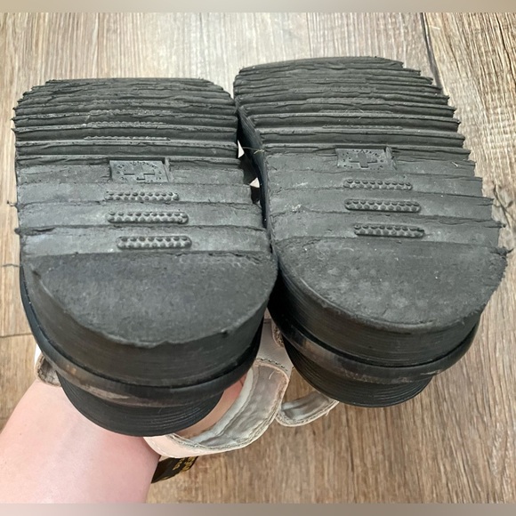 Doc Martens Sandals Blaire Women’s Size 6 Platform White Leather Gladiator - Picture 11 of 16